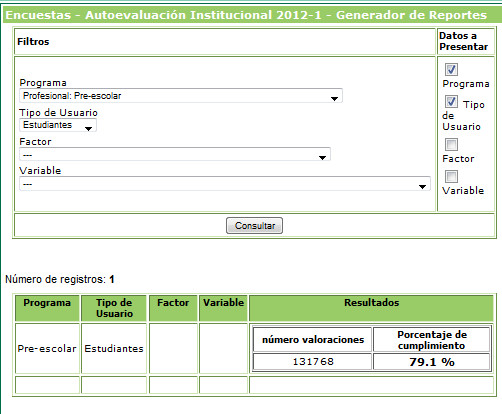 formulario de autoevaluación del estudiante